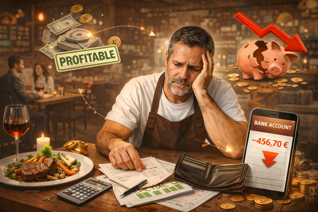 Pourquoi votre restaurant est rentable sur le papier mais pas sur votre compte bancaire
